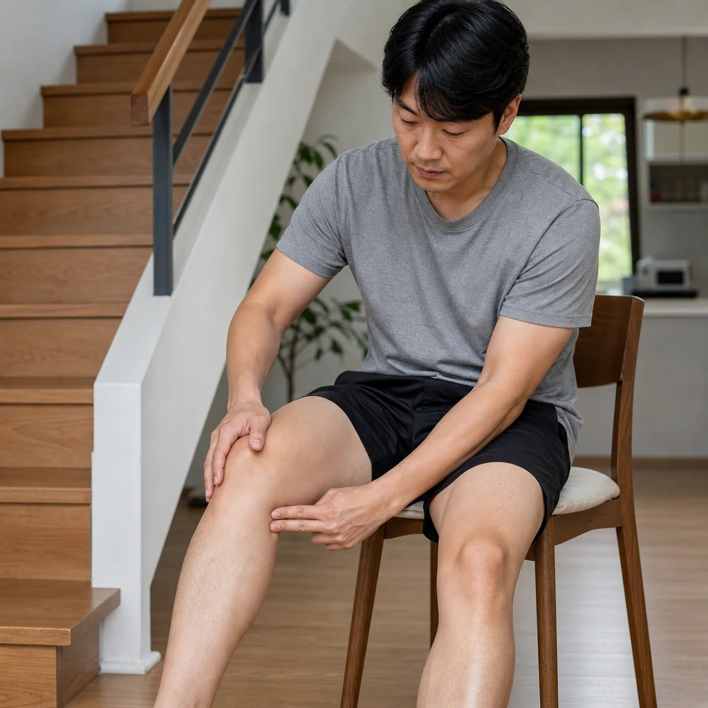 무릎 안쪽 아래 압통이 있으면 거위발건염을 의심하나요?