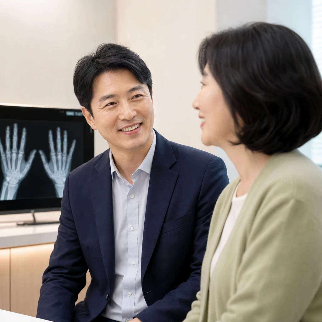 송도에서 손 관절염이 의심되는데 어떤 진단을 받을 수 있나요?